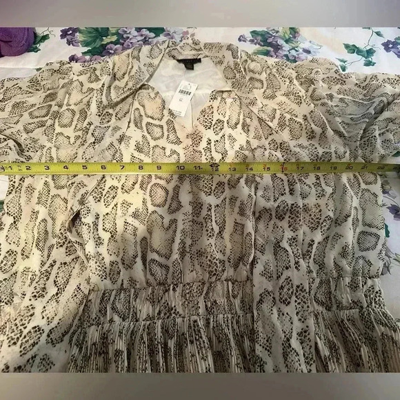 NWT Current Air Los Angeles Snakeprint Midi Dress from Anthropologie - Picture 13 of 14